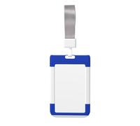 Israeli Flag Card Badge Holder. Durable Abs Material, Clear Id Display, Suitable for Office, Event, Meeting, Easy Identification.