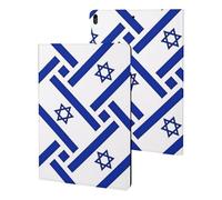 Israeli Flag Cute Tablet Case Unisex Slim Hard Protective Cover Compatible with iPad 9th/ 8th/ 7th