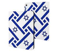Israeli Flag Cute Tablet Case Unisex Slim Hard Protective Cover Compatible with iPad 9th/ 8th/ 7th