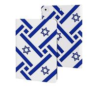 Israeli Flag Cute Tablet Case Unisex Slim Hard Protective Cover Compatible with iPad 9th/ 8th/ 7th