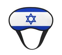 Israeli Flag It is a Black-Rimmed Eye mask. The Soft Eye mask can Improve Sleep Quality and is Suitable for Indoors, Outdoors and Traveling.