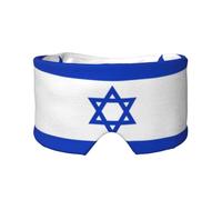 Israeli Flag Printed Sleep Eye and Ear Masks (26.8×4.3 inches) Suitable for Travel, Yoga, Deep Rest Indoor and Outdoor