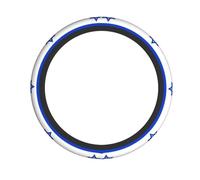 Israeli Flag Prints Elastic Steering Wheel Cover Protects The Steering Wheel and is Anti-Slip for Cars Trucks and Vans