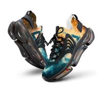 Israeli Flag with Lion Men's Running Shoes 12men
