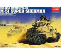 Israeli Medium Tank IDF M-51 Super Sherman 1:35 Plastic Model Kit ACADEMY
