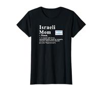 Israeli Mom Definition Superwoman Flag T-Shirt