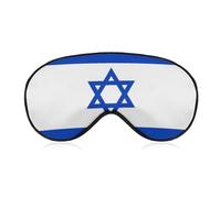 Israeli Star Israel Flag Soft Sleep Eye Mask Effective Light Blocking Blindfold Night Masks for Sleeping Travel