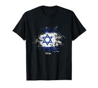 Israeli Watercolor Flag, Vintage Israel Flag T-Shirt
