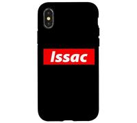 Issac Name 90's Streetwear Y2K Outfit Gift For Issacs Case for iPhone X/XS