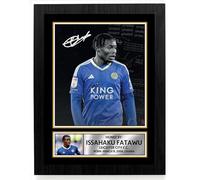 Issahaku Fatawu Signed Poster Print - Leicester City F.C. Autograph Style Wall Art - Ghana Football Memorabilia - Gift for Fans & Collectors, A1 HUGE Poster Print (840x594mm)