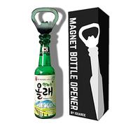 ISSAREE Korean Soju Bottle Opener Figure Beer Bottles Fridge Magnet Cap Catcher BBQ Refrigerator Decor Cool Unique Birthday Gift Collection