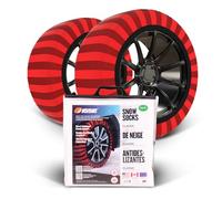 ISSE Classic Snow Socks Size 66. Designed for All Tire Brands. Textile Traction Chain Replacement for Optimal Grip in Snow & Ice. Easy Install. Emergency Winter Safety Solution for Multi-Season Use