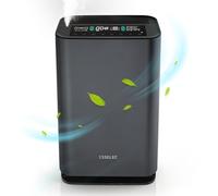 ISSELEC Air Purifier and Humidifier 2 in 1 for home, up to 1072 ft², H13 HEPA Filter Remove Pet Hair, Smoke, Dust, Pollen for Bedroom, Offices, Kitchens, Air Quality Sensor, Negative Ion Generator
