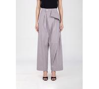 ISSEY MIYAKE Akimbo High-Waisted Wide-Leg Trousers with Asymmetric Design - Size: 1 - female