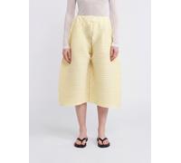ISSEY MIYAKE Cropped Wide-Leg Technical Jersey Trousers - Size: 2 - female