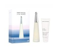 ISSEY MIYAKE L'EAU D'ISSEY 100ML EDT SPRAY + 75ML MOISTURISING BODY LOTION