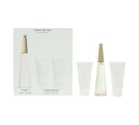 Issey Miyake L'eau D'issey Pivoine 3 Piece Gift Set: Eau de Toilette 50ml - Body