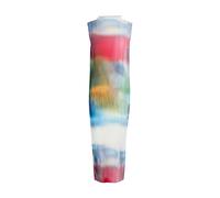 Issey Miyake Obscure Pleats Printed Woven Midi Dress - Pink - 2