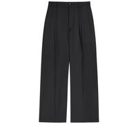 Issey Miyake Palindrome Wide-leg Wool-blend Trousers - Black - 2