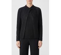 ISSEY MIYAKE Pleated Cardigan in Polyester with Concealed Closure - Size: 2 - female
