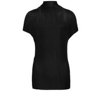 Issey Miyake Pleated High-neck Woven top - Black - 2