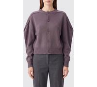 ISSEY MIYAKE Relaxed Fit Cotton-Blend Cardigan with a Crew Neck - Size: 2 - female