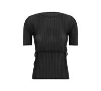 Issey Miyake Sheer Slit Pleats short-sleeve T-shirt - Black 2
