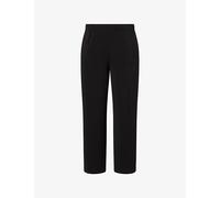 Issey Miyake Womens Issey Miyake Drape Straight-Leg Jersey Trousers Black 2