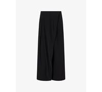 Issey Miyake Womens Issey Miyake Looped Wrap-Front Woven Trousers Black 2