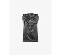 Issey Miyake Womens Issey Miyake Pseudo Jeans Sleeveless Woven Top Charcoal 2