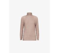 Issey Miyake Womens Issey Miyake Wooly Pleats-66 Long-Sleeve Knitted Top Greige 2