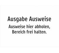 Issue ID Cards - Pick up ID Here, Keep Area Free - Sticker A5: 210 x 148 mm - No Graphics, Text Only