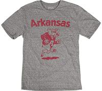 ISSVWO Reserve Collection by Blue 84 NCAA Arkansas Razorbacks Mens Vintage Tri-Blend Vault T Shirt, Arkansas Razorbacks Heather, Large