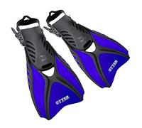 IST/DOLPHIN FK31-AZ-L Aletas Otter, Ajustables - C: Blue T: L (44-48) for Adults, Made for Everyday use, Blue