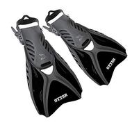 IST/DOLPHIN FK31-NE-M Aletas Otter, Ajustables - C: Black T: M (40-44) for Adults, Made for Everyday use, Black