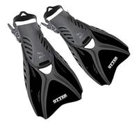 IST/DOLPHIN FK31-NE-S Aletas Otter, Ajustables - C: Black T: S (35-40) for Adults, Designed for Everyday use, Black
