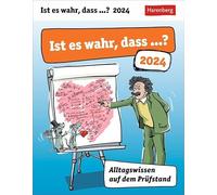 Ist es wahr, dass ...? Tagesabreißkalender 2024. Interessanter Tischkalender mit täglichem Alltags-Wissen. Tageskalender über populäre Irrtümer Aufstellen: Alltagswissen auf dem Prüfstand