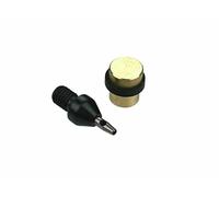 ISTA TOOLS 2-piece professional hole punch, hole punch for eyelet press, spindle press, for punching and punching leather, felt and much more (1 mm -1/4-20 UNC thread)