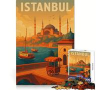 Istanbul 1000 Adult Pieces Jigsaw Puzzle Cognitive Skill Snug Connection Fun Challenge Santa Gift (50x75cm)