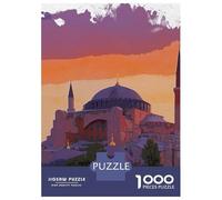 Istanbul 1000 Piece Jigsaw Puzzle, Romantic City Break Scene, Thick Cardboard Pieces, Relaxing Challenge for Puzzle Lovers, Adult Puzzle, 52x38cm/1000pcs