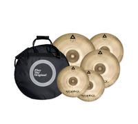 Istanbul Agop XIST Brilliant Cymbal Set with Free 18 Crash + Bag