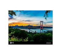 Istanbul Bosphorus Bridge, Turkey，Jigsaw Puzzles for Adults 1000 Piece, Classic Puzzle Teens Boys Girls Puzzles Sturdy Tight Fitting Pieces,Letters On Back for Ideal Challenging And Gift（50x70cm）-D12