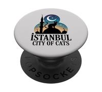Istanbul City Of Cats Hagia Sophia Turkey Blue Mosque Feline PopSockets Adhesive PopGrip