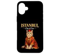 Istanbul City Of Cats Traditional Turkish Culture Ottoman Case for iPhone 16 Plus
