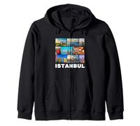 Istanbul Famous Sights/Istanbul Zip Hoodie