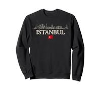 Istanbul Historic Sites Turkey Flag Sweatshirt