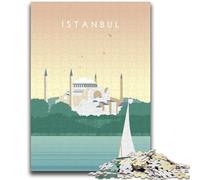 Istanbul Jigsaws Puzzles 1000 Pieces for Adults Gifts, Challenging Difficult Deal As Gifts for The Whole Family 1000pcs(50x75cm)