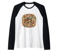 Istanbul Motorcycle Travel Turkish Landmark Adventure Rider Raglan Baseball Tee