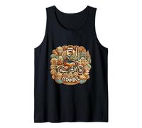 Istanbul Motorcycle Travel Turkish Landmark Adventure Rider Tank Top
