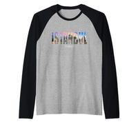 Istanbul Prefecture Turkey Istanbul City Vintage Istanbul Raglan Baseball Tee